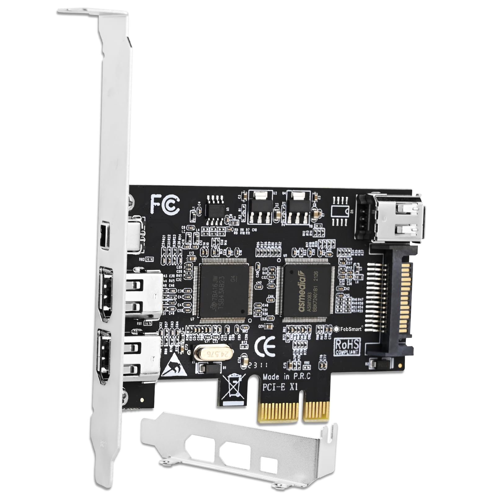 Amazon.com: FebSmart 4 Ports PCIE Firewire 400 1394A Expansion
